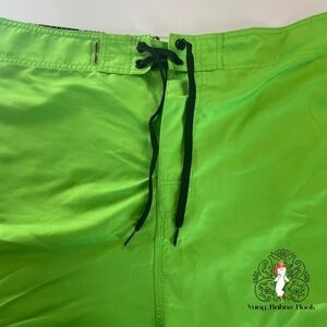 Ron Jon Surf Shop Size 44 Swim Trunks PRELOVED Neon Green